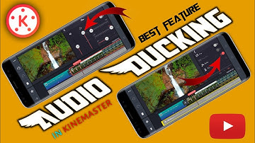 HOW TO USE AUDIO DUCKING FEATURES  IN KINEMASTER || BEST FEATURES || CLEAR VOICE QUALITY ||#ducking