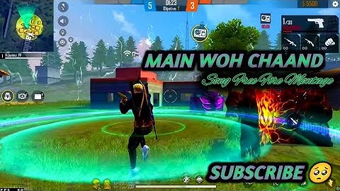 Main Woh Chaand ❤ ( FREE FIRE EDIT) || free fire montage edit || Song stuts || #viral