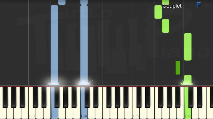 Partition de piano Vois sur ton chemin de Les Choristes