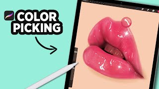 How to use the COLOR PICKER in PROCREATE #Shorts screenshot 5