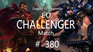 EU Challenger Match /LOL Patch 11.20/Yasuo  Malzahar  Aatrox/ Worlds 2021/ # 380