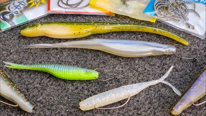 How to fish Soft Plastic Jerk Baits Ablie Snax in Saltwater 