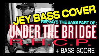 Under The Bridge / Red Hot CHili Peppers / Bass Cover (+ bass score)