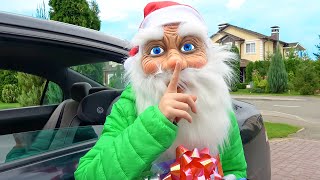 Santa Claus delivers Christmas gifts for Eli and parents - new Funny stories for children