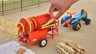 Top of the most creative wheat science projects | Diy Mini tractor trolley | @MiniCreative1