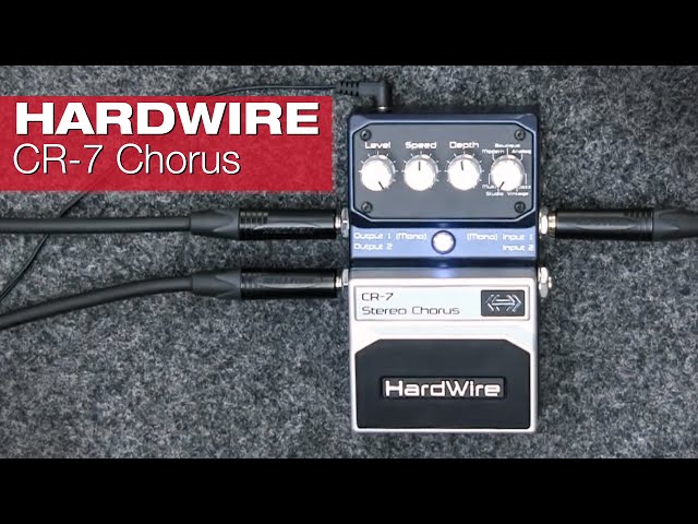 HARDWIRE CR-7 Stereo Chorus mit Ralf Jung - YouTube