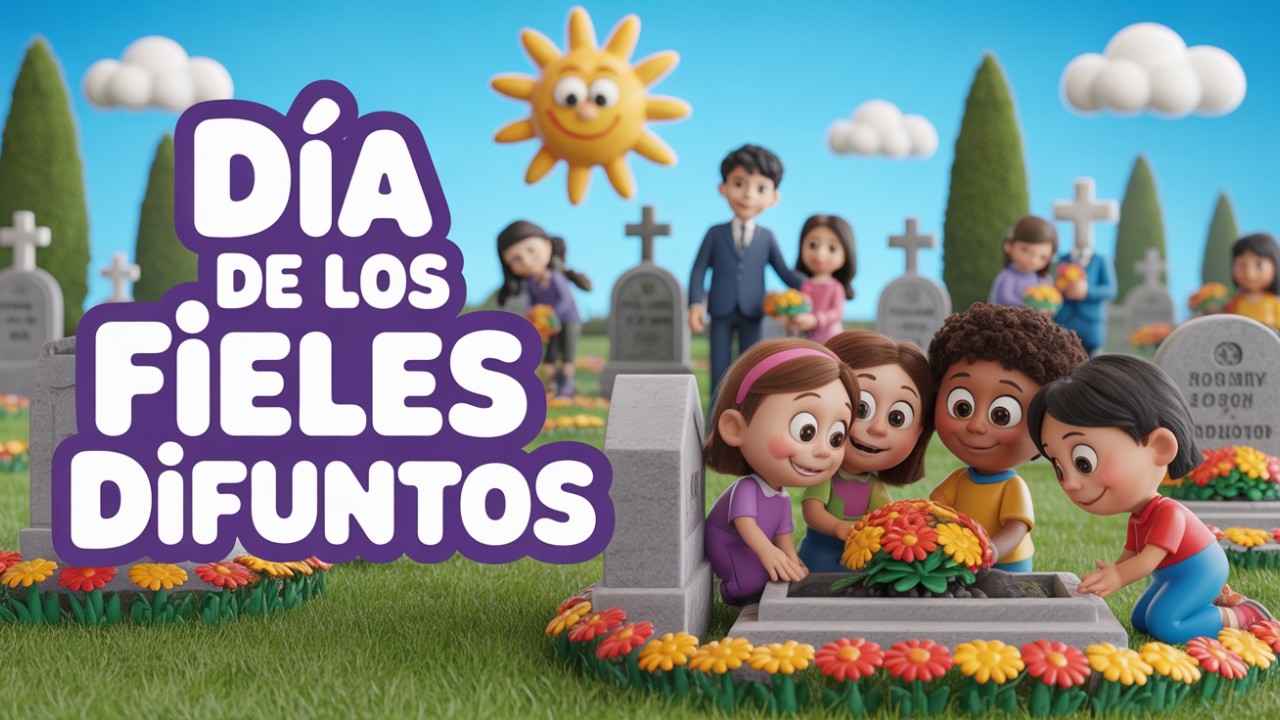 ¿Por qué Vamos al Cementerio 🙏 El Día de los Fieles Difuntos Explicado para Niños