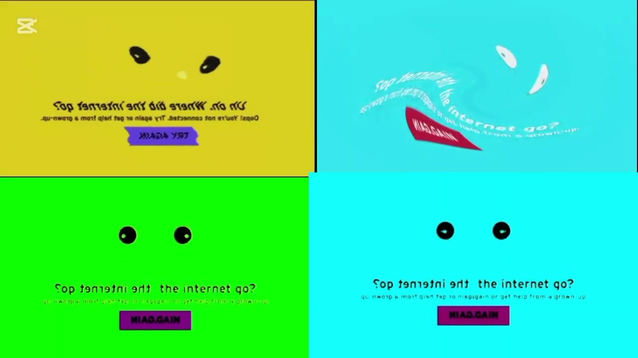 YouTube Kids No Internet Connection Effects (Klasky Csupo 2001 Effects HyperExtended Combined)