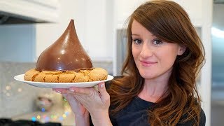 Making a GIANT Hershey Kiss Cookie! 🍪