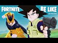 If goku had a gun animation