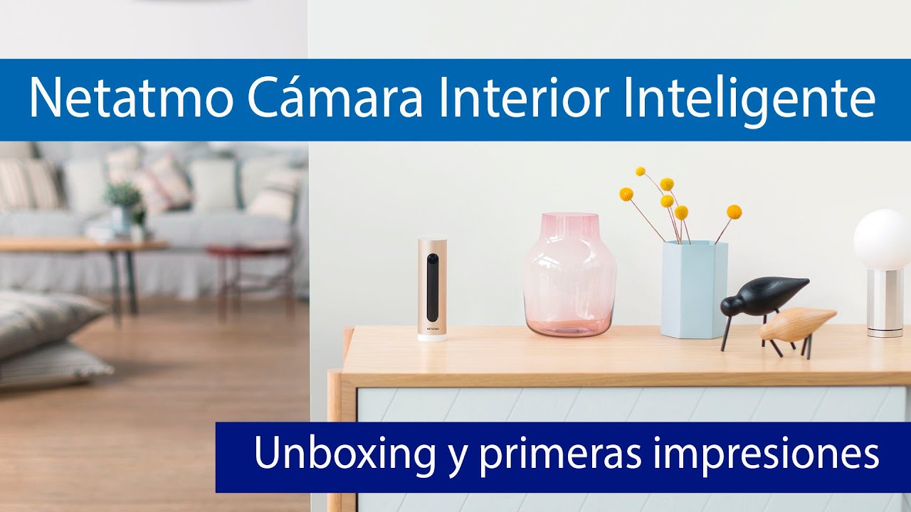 Cámara Interior Inteligente Netatmo: Conoce esta cámara con resolución Full  HD 1080p 