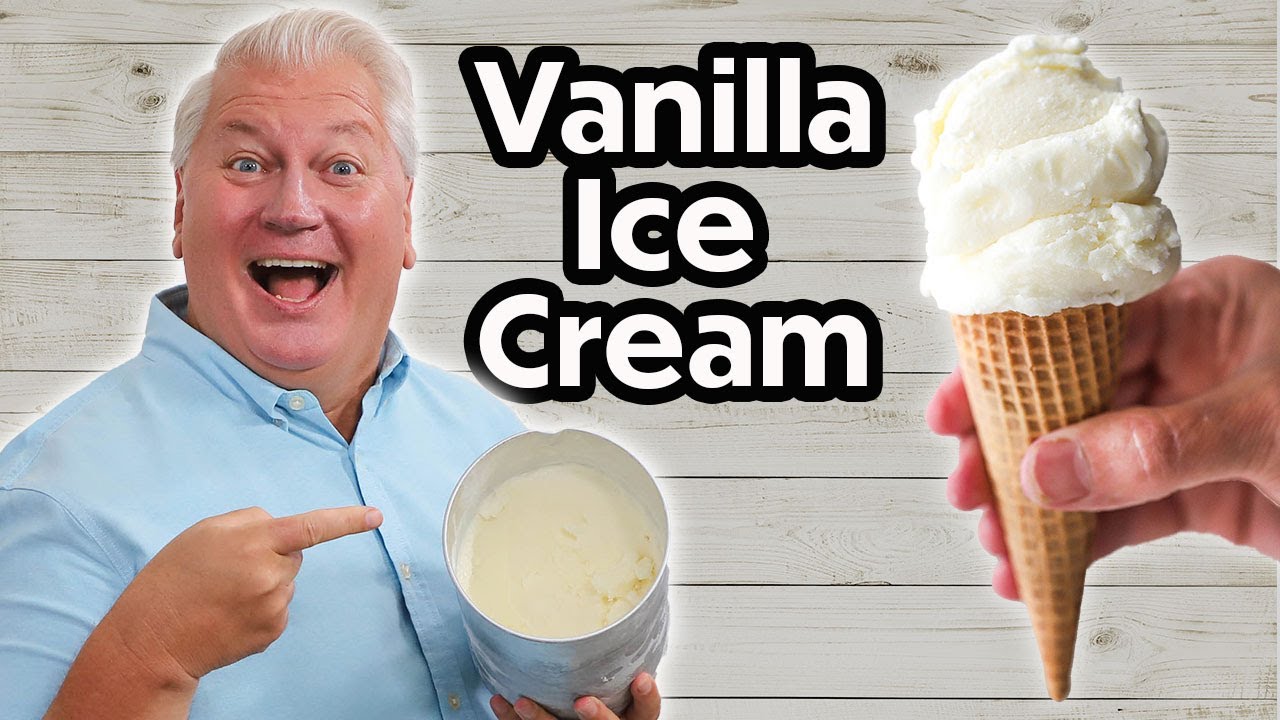 New Ice Cream Maker and Easy Homemade Ice Cream Vanilla Recipe - Nesting  With Grace