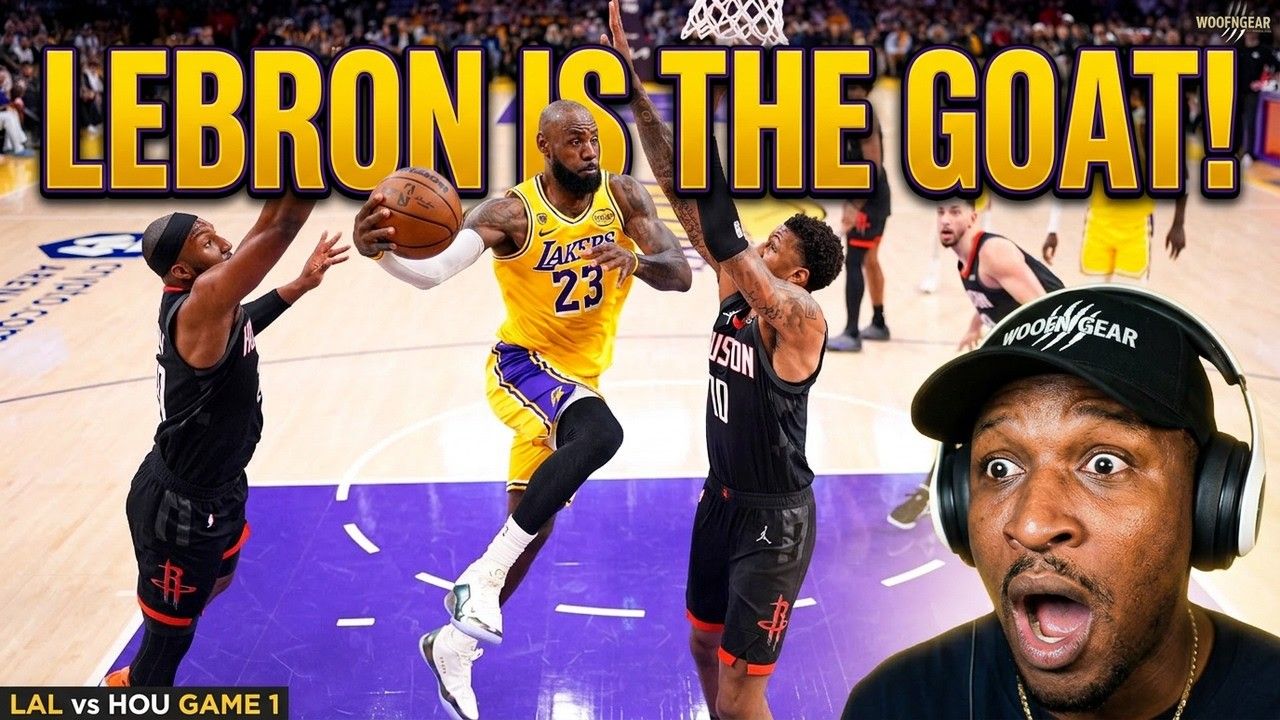 LEBRON IS THE GOAT! LAKERS vs ROCKETS GAME 1 2026 NBA Playoffs Reaction ...