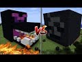 Minecraft ENDER DRAGON HOUSE VS WITHER SKELETON HOUSE MOD / BUILD BATTLE !! Minecraft
