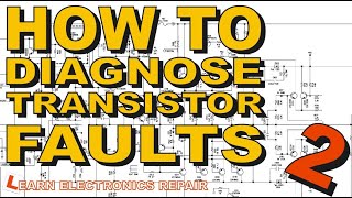 How To Diagnose Faults In Transistor Circuits Part 2 - A Practical Example Samson TXM16 1000W Mixer