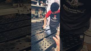 limpieza y lubricacion a mesa de soldar @stronghandtools con spatter @WestonToolsTV