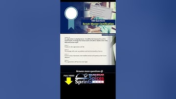 Scrum Master Certification Question 65 #agile #scrum #scrumcertification  #scrummaster #psm