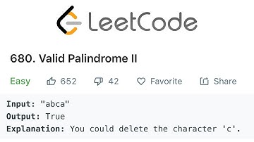 LeetCode Valid Palindrome II Solution Explained - Java
