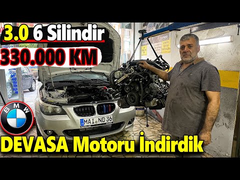 BMW 5.25D Tamiri İçin TAM 4 GÜNDÜR UĞRAŞIYORUZ || 3.0 6 Silindir Zincir Değişimi