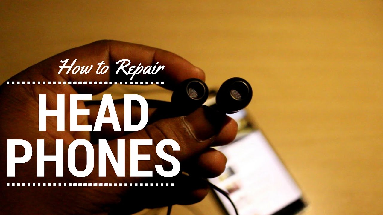 HOW TO REPAIR HEADPHONE JACK or Fix Right Earphone - Do not fix before ...