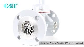 Precession votex flow meter