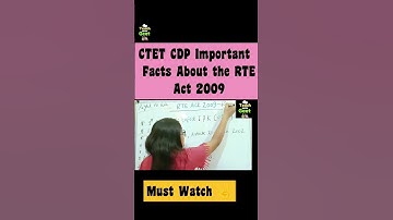 CTET CDP MOST IMPORTANT FACT FOR EXAM #youtube #shorts #shortvideo #shortsvideo #cdp #ctet #ctetexam