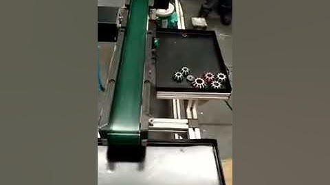 Orange Conveyor Systems - Sorting Conveyor System