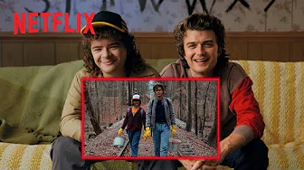 Watching Steve Reveal His Hair Routine To Dustin in Season 2 | Stranger Things | Netflix