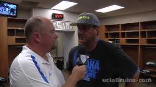 UCLA Coach John Savage after College World Series Win