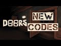ALL Working December Codes 2024 | Roblox Doors