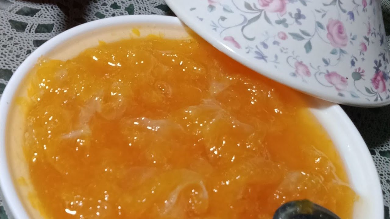 معجون المندرين (اليوسفي).  Confiture de mandarine.