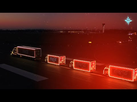 კოკა-კოლას საშობაო ქარავნის რეგიონალური ტური დასრულდა