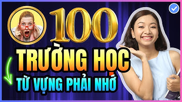 [Tổng hợp] 100 từ vựng tiếng Anh về Trường Học THƯỜNG GẶP NHẤT chắc chắn PHẢI BIẾT để giao tiếp giỏi