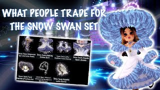 What people trade for the Snow Swan set ❄️🦢 | ROYALE HIGH🏰