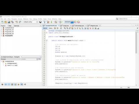 Cómo funciona mi programa en Java? | Apache NeatBeans 12.0