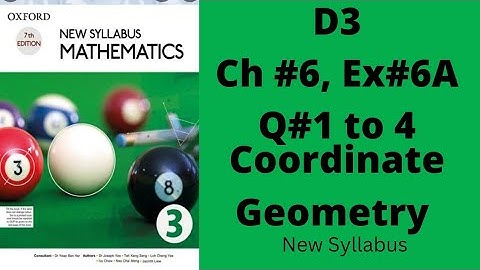 Oxford Mathematics 3, D3, NSM, Chapter no 6, Ex no 6A, Q no 1 to 4, Basic level, #igcse #olevels