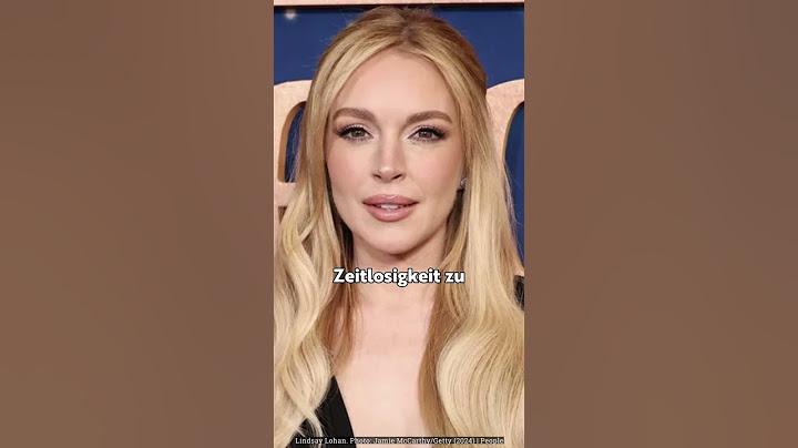 Lindsay Lohan: Rückwärts altern – Das Geheimnis hinter dem perfekten Look.