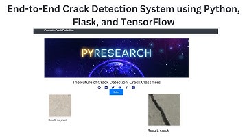 Crack Detection with Python, Flask, and TensorFlow