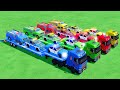 TRANSPORTING POLICE CARS & ARMORED VEHICLES WITH MERCEDES ACTROS TRUCKS! - Farming Simulator 22