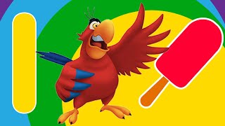 Learn the Alphabet Coloring Page - Letter I - Educational Video