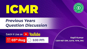 ICMR Previous Year Question Discussion