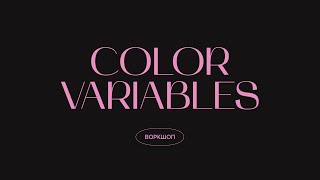 Организация цветовой палитры через Color Variables | Воркшоп #1 | UIkit