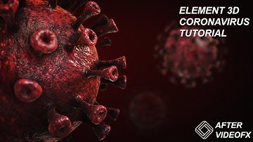 Element 3D Tutorial: Coronavirus