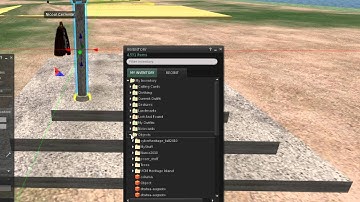 OpenSimulator modeling with primitives - Greek temple_04_Creating a set of Columns.avi