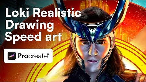 Loki Realistic Procreate Drawing | Speed Art