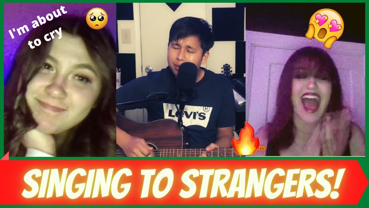 Singing To Strangers On Omegle Priceless Reactions 😊 Youtube 