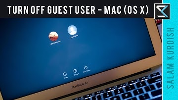 How to Turn Off guest user from Mac (OS X) 2018