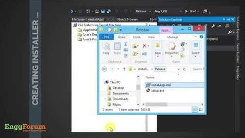 #28. MSI Installer in C#.NET | EnggForum