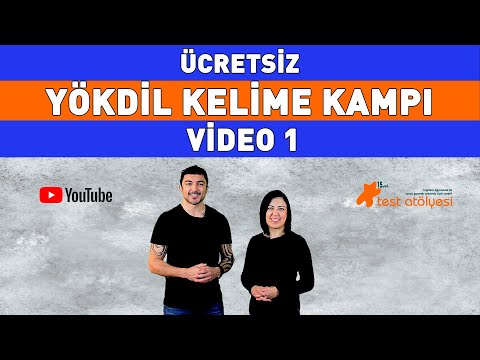 ÜCRETSİZ YÖKDİL KELİME KAMPI - VİDEO 1