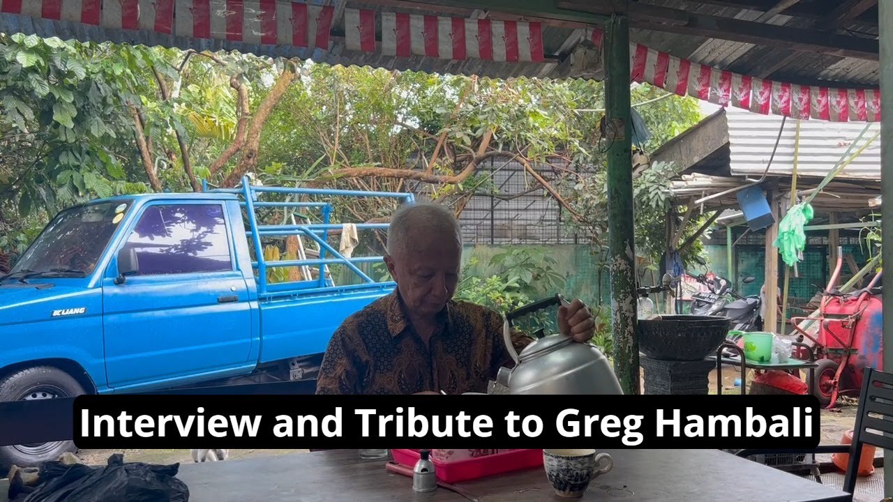 Interview and Tribute to Greg Hambali a well known Horticulturist in Indonesia